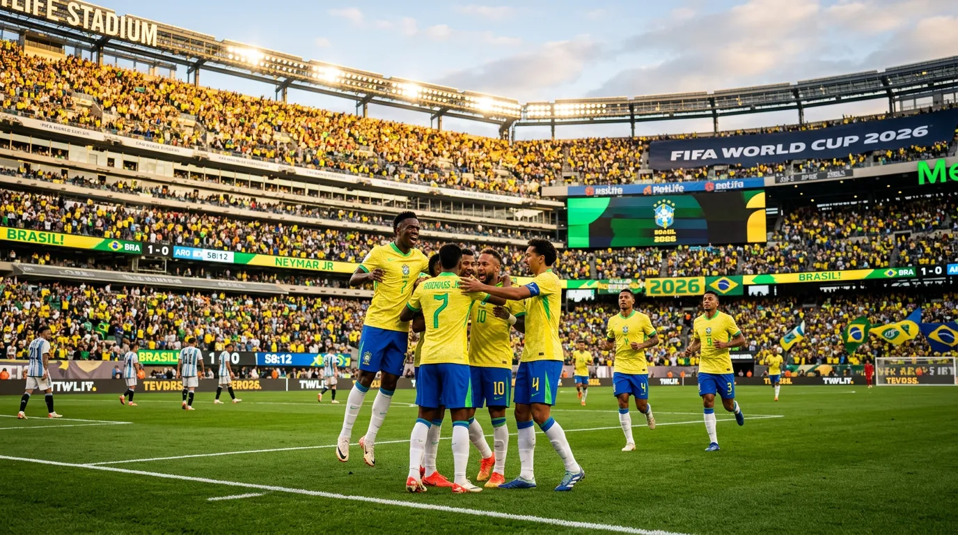 Brasilien Nationalmannschaft als WM-2026-Favorit
