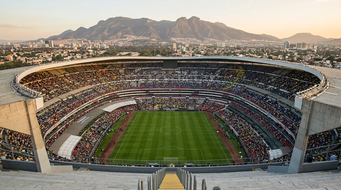 Estadio Azteca in Mexico City, Austragungsort des WM-2026-Eröffnungsspiels