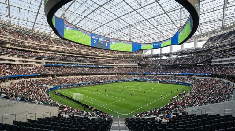 SoFi Stadium in Inglewood Los Angeles, Austragungsort von Schweiz gegen Bosnien bei der WM 2026