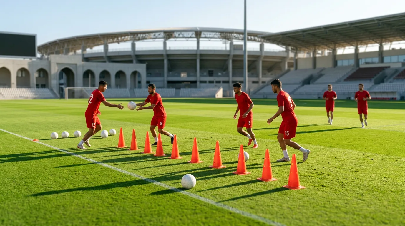 Schweizer Nati-Spieler im Training vor der WM 2026 Gruppenphase